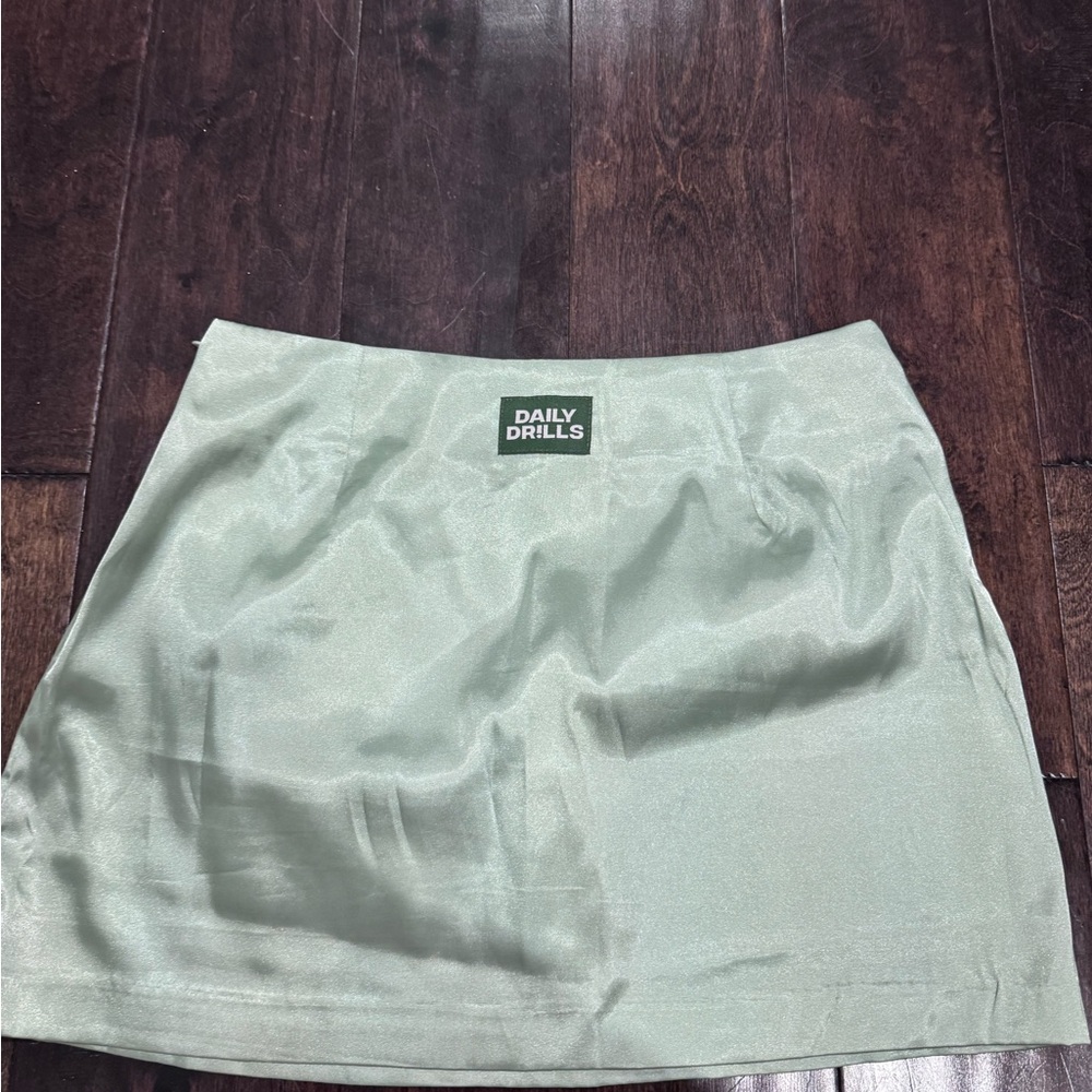 Daily Drills Silk Skirt in Sweet Pea